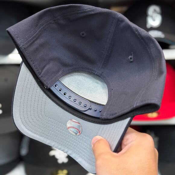 New Era Seattle Mariners A-Frame 9FORTY Snapback Navy - Picture 4 of 4